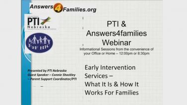 Early Intervention Services - What Is Is and How It Works For Families