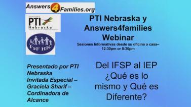 Individualized Family Service Plan to Individualized Education Program in Spanish