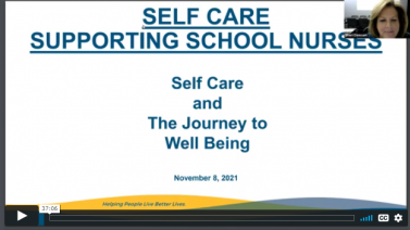 Self Care for School Nurses