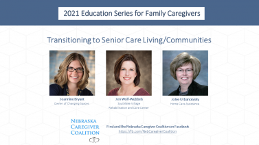 Transitioning to Senior Care Living/Communities