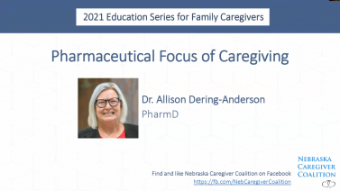 Pharmaceutical Focus of Caregiving